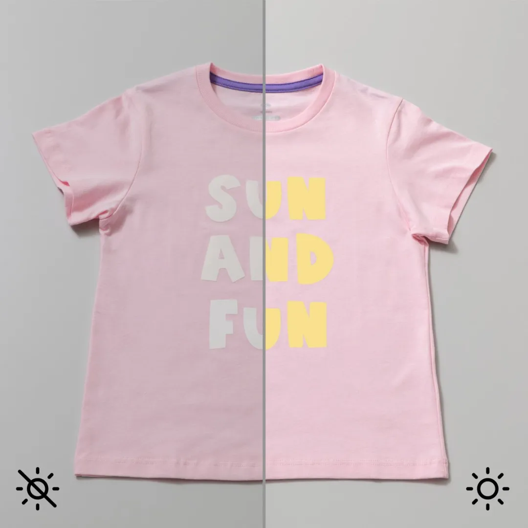 Cricut Iron-On UV Color Change Folie Pastelgeel - afbeelding 5 van 6