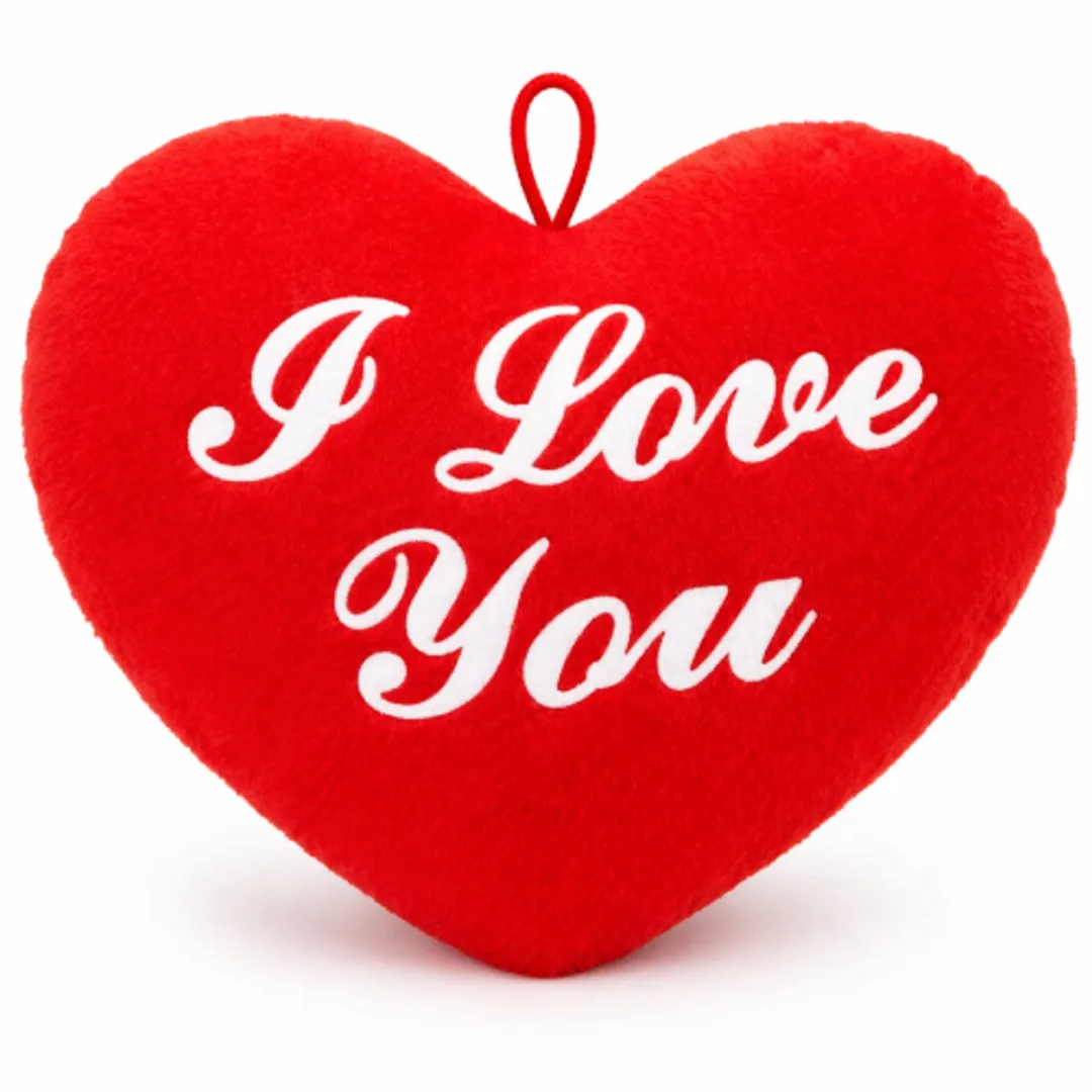 Topknuffels I Love You Hart Pluche Knuffel 20cm