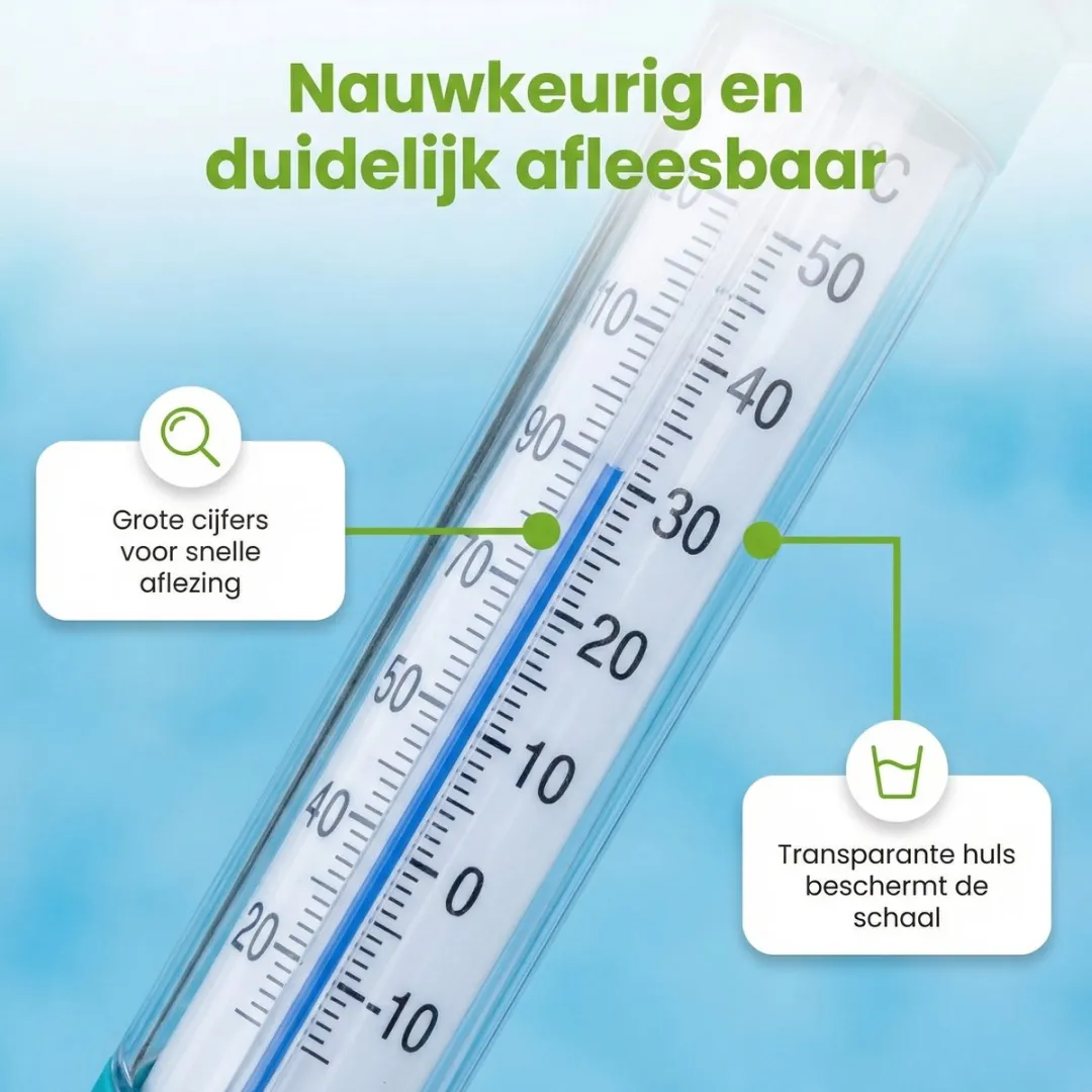 Bestway Drijvende Zwembadthermometer - Wit