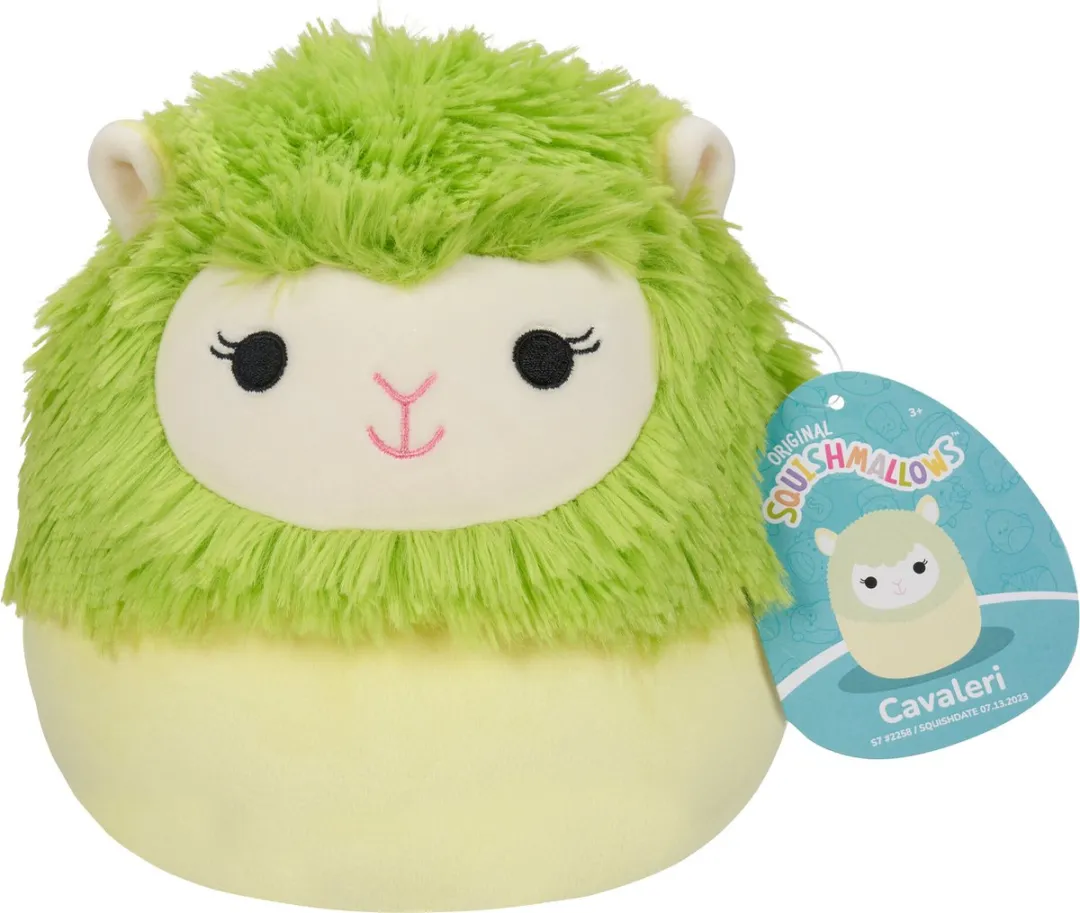 Squishmallows Cavaleri Lime Green Alpaca 19cm Plush