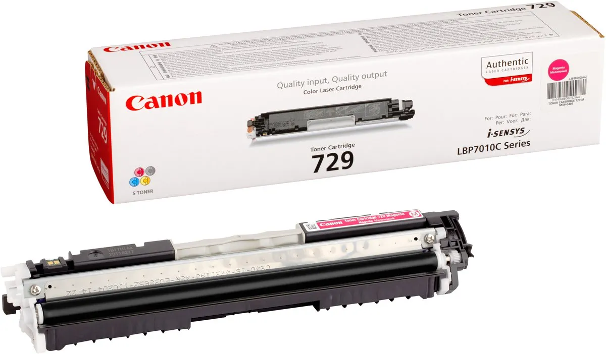Canon 729-M Tonercartridge Magenta - 1200 Pagina's