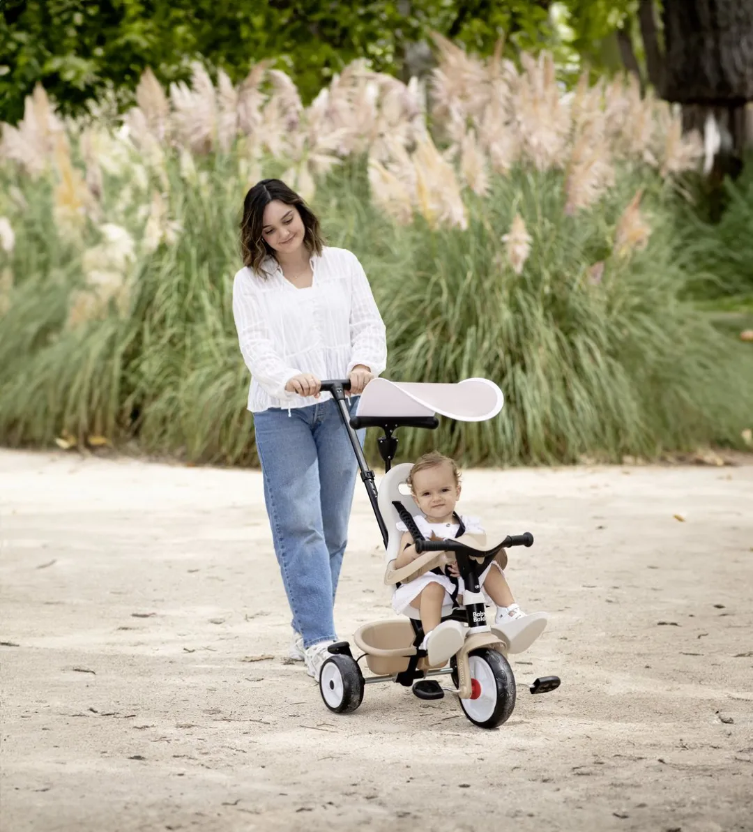 Smoby Baby Balade Driewieler - Beige/Zwart - afbeelding 6 van 6