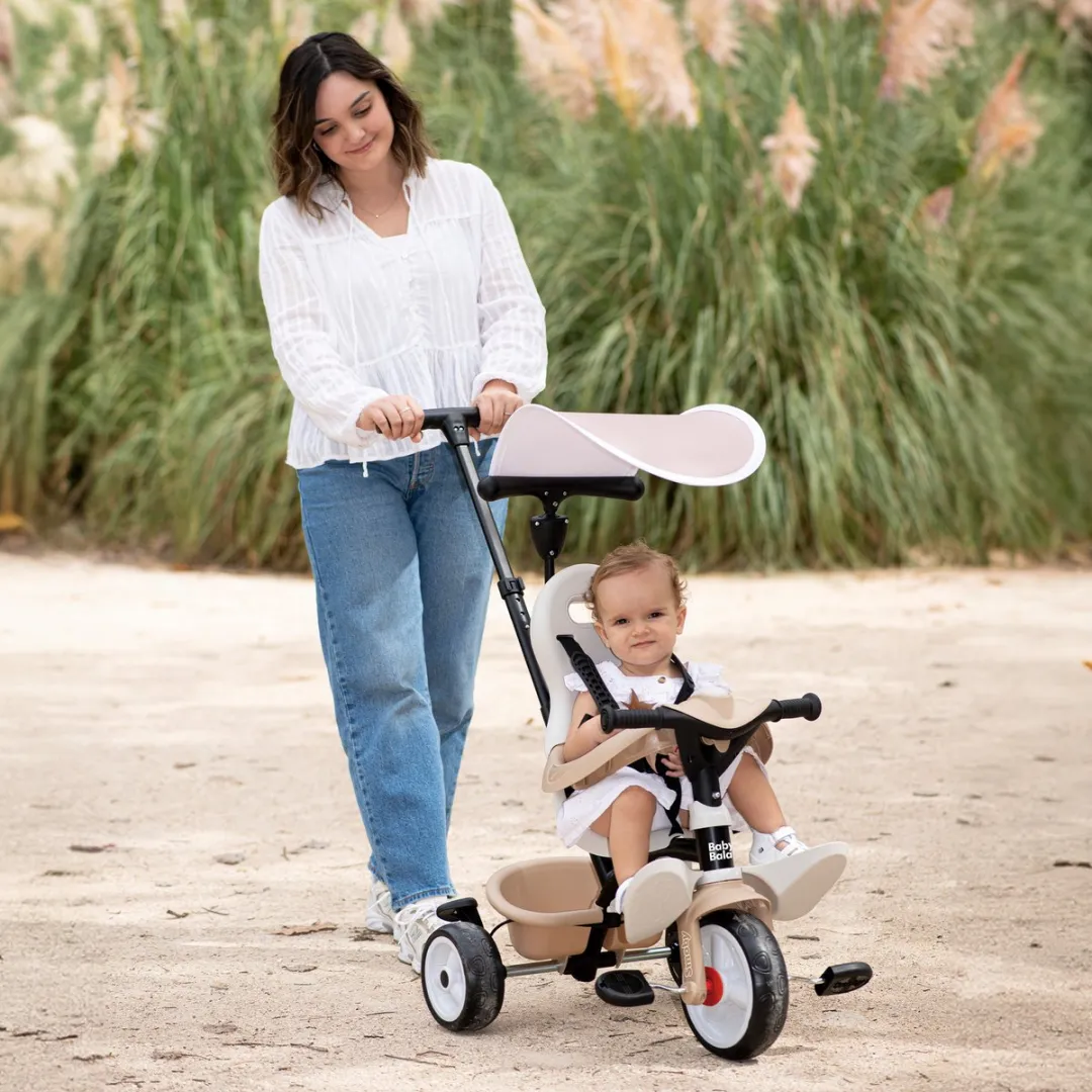Smoby Baby Balade Driewieler - Beige/Zwart
