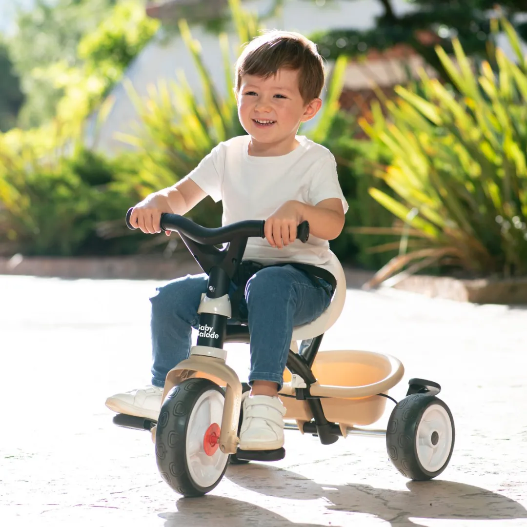 Smoby Baby Balade Driewieler - Beige/Zwart