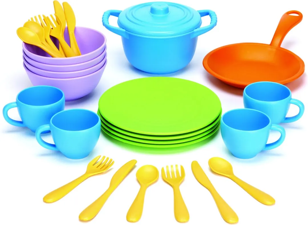 Green Toys Kook- en Diner Set - Groen