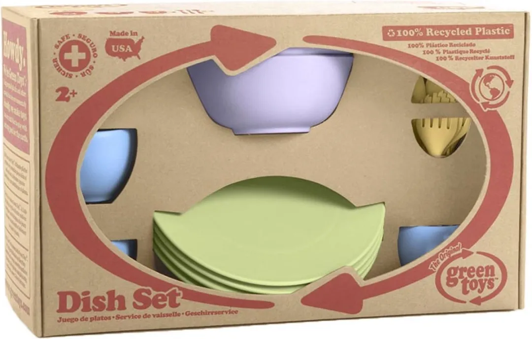 Green Toys Kook- en Diner Set - Groen
