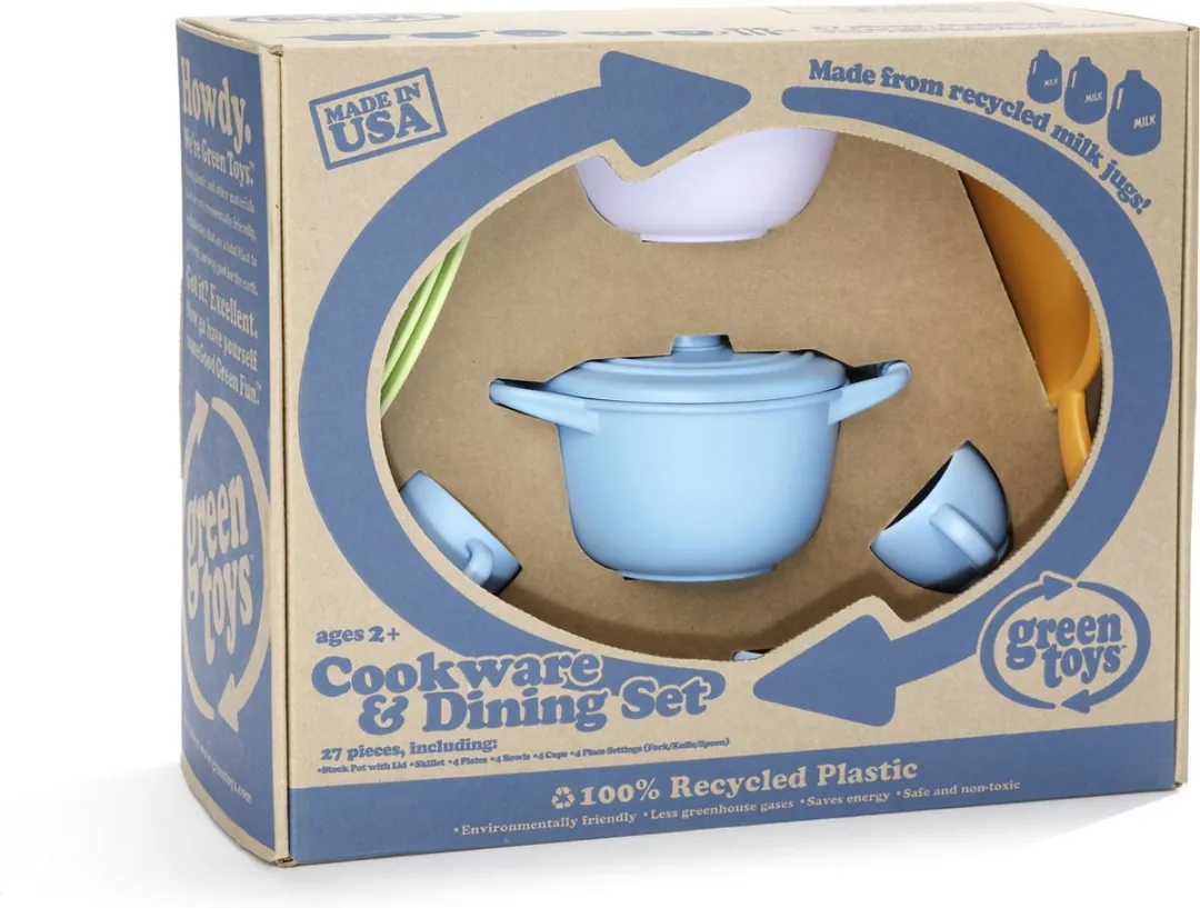 Green Toys Kook- en Diner Set - Groen