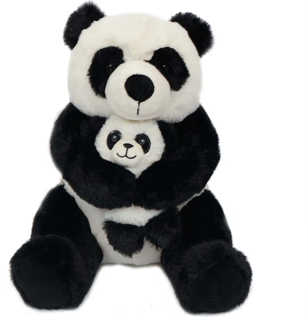 PIA Pluche Panda met Baby 28cm