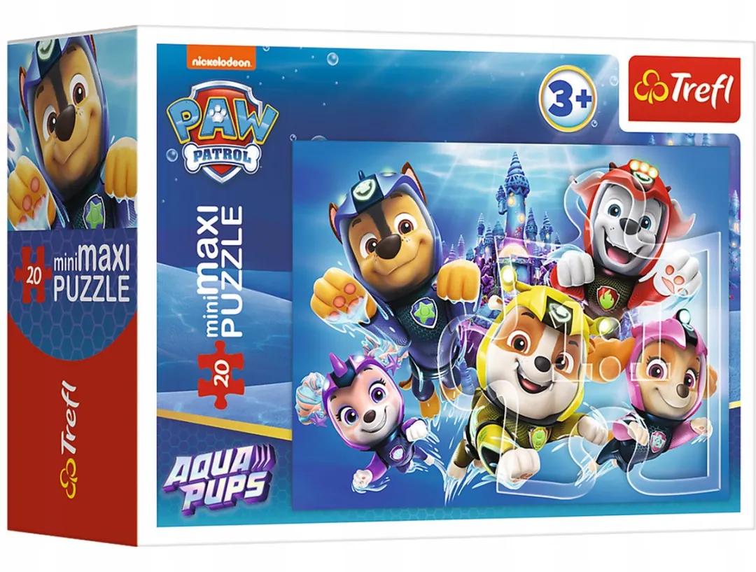 Trefl Paw Patrol Mini Maxi Puzzel 20 Stuks - Meerkleurig