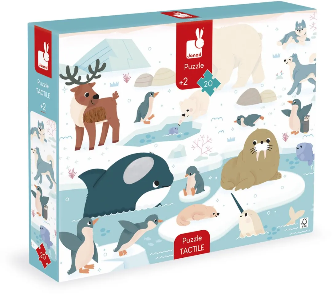 Janod Voelpuzzel Noordpool Houten Puzzle 1000 Stuks