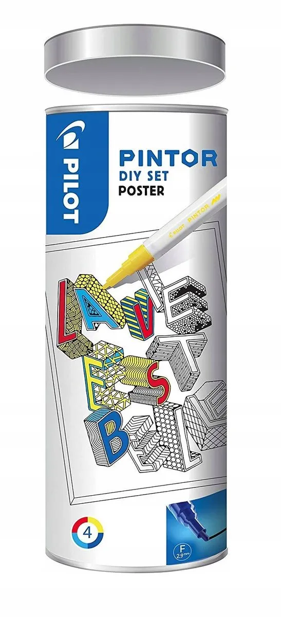 Pilot Pintor Yard Markers Set 4-delig - Multicolor