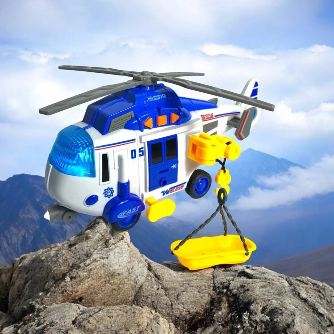 698 JIAN SHENG Toys Reddingshelikopter Avontuur Pro D700-06BW - 22cm