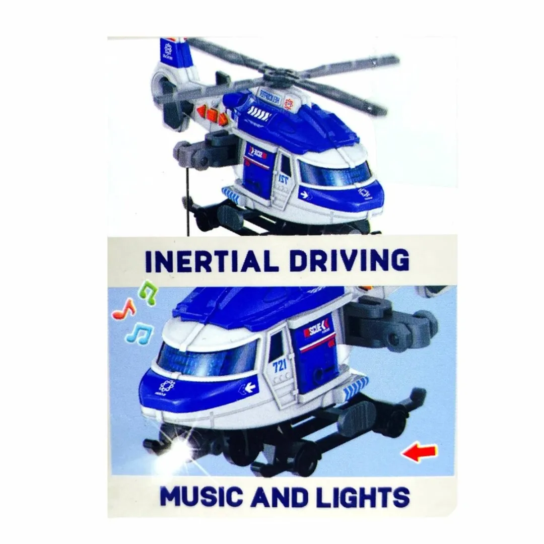 698 JIAN SHENG Toys Reddingshelikopter Avontuur Pro D700-06BW - 22cm