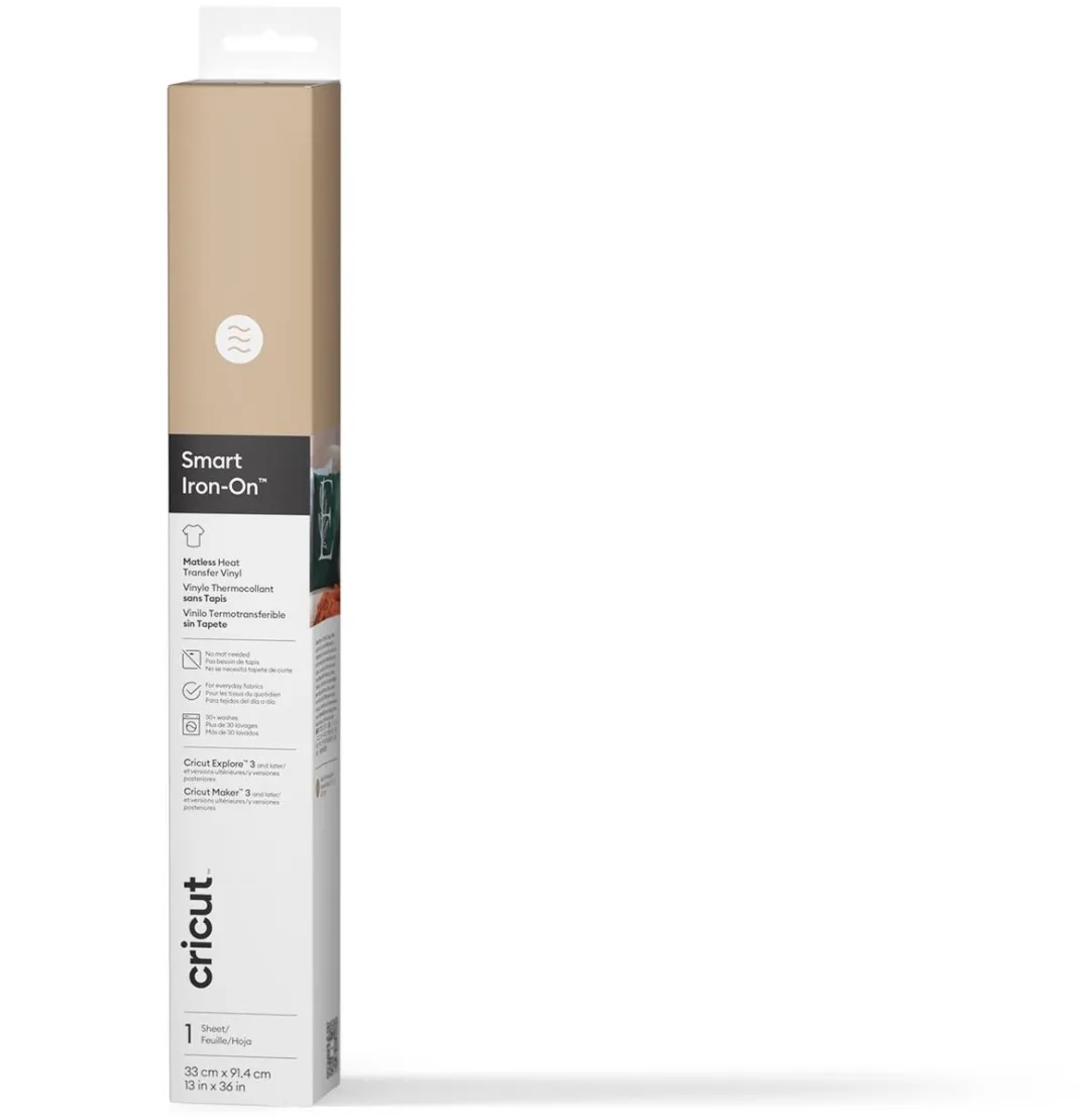 Cricut Smart Iron-On 33x91cm Goud