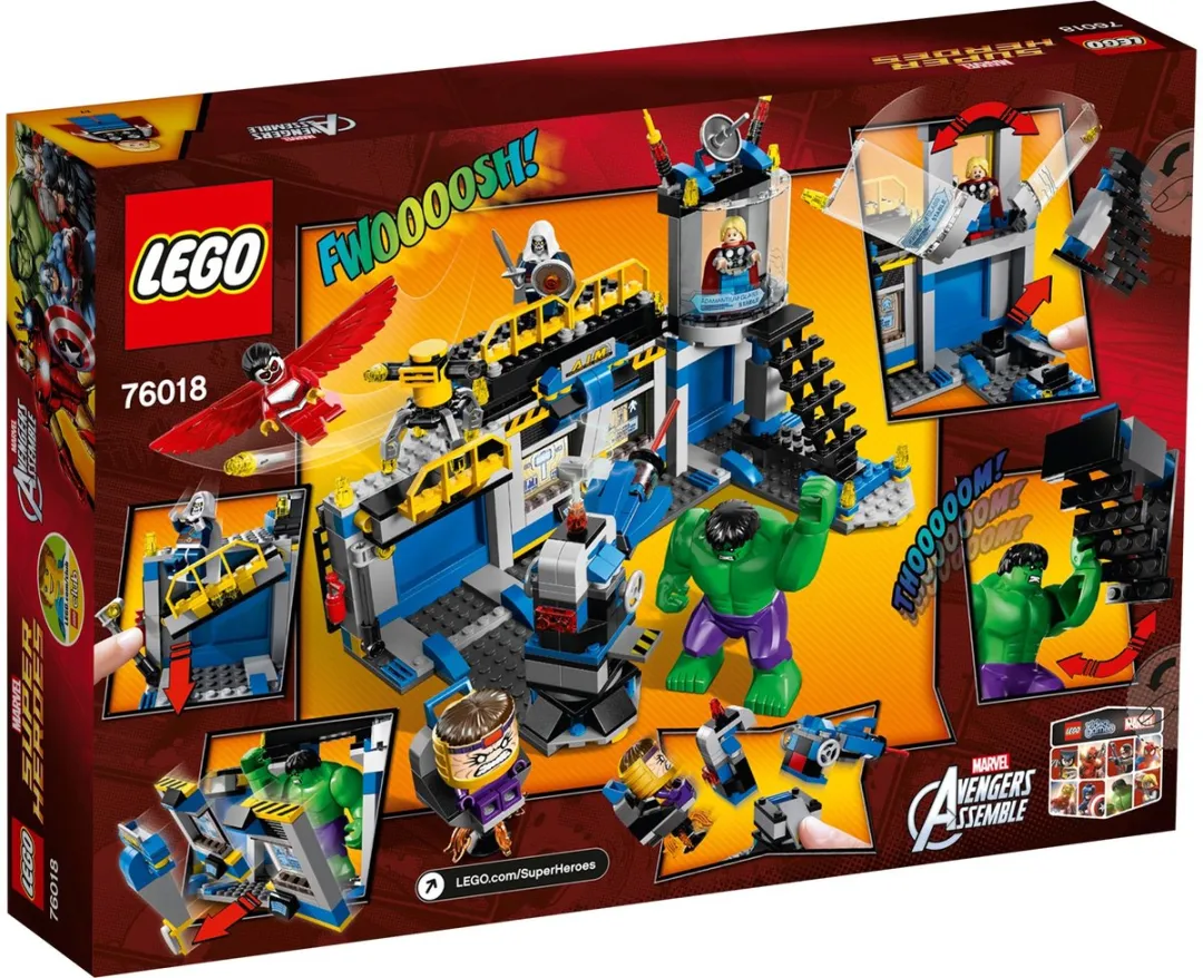 LEGO Hulk Slooppartij 76018 - 373 Stukken - 5 Minifiguren