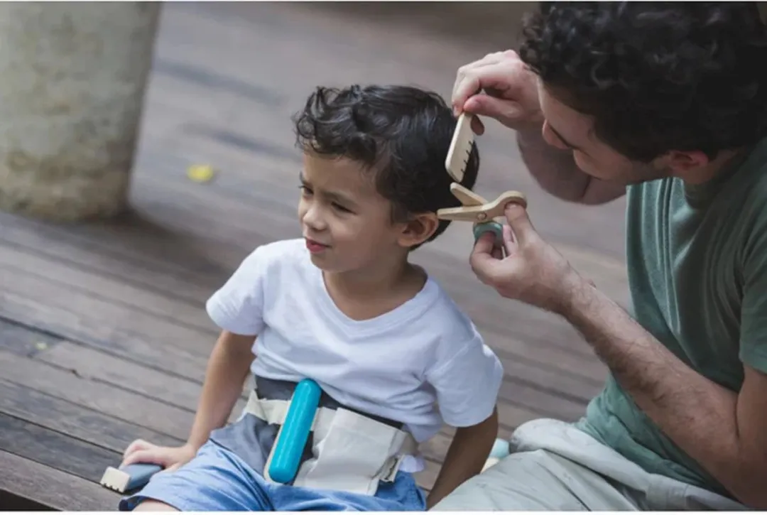 Plantoys Kapper Set - Meerkleurig