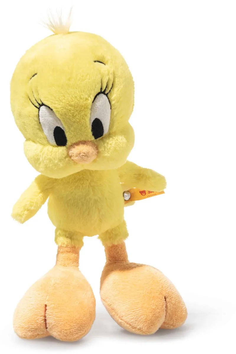 Steiff Looney Tunes Tweety Bird 20cm - Geel