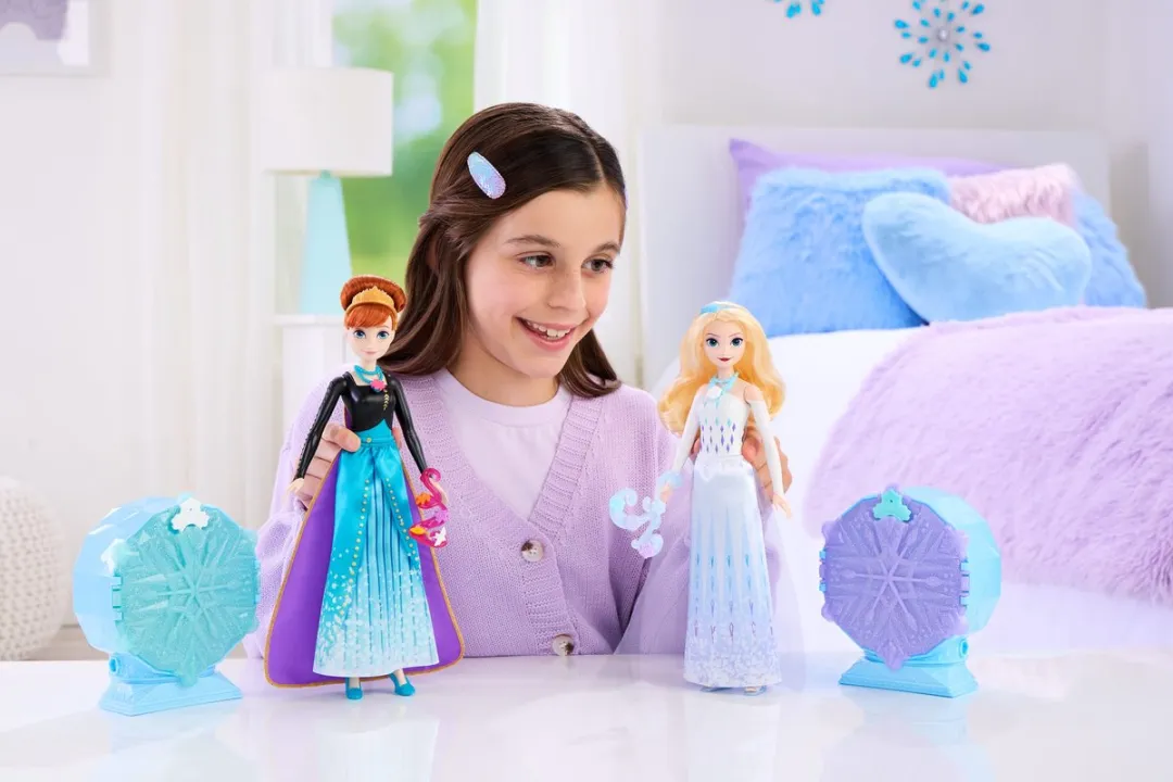 Mattel Disney Frozen Jewel Reveal Anna Modepop