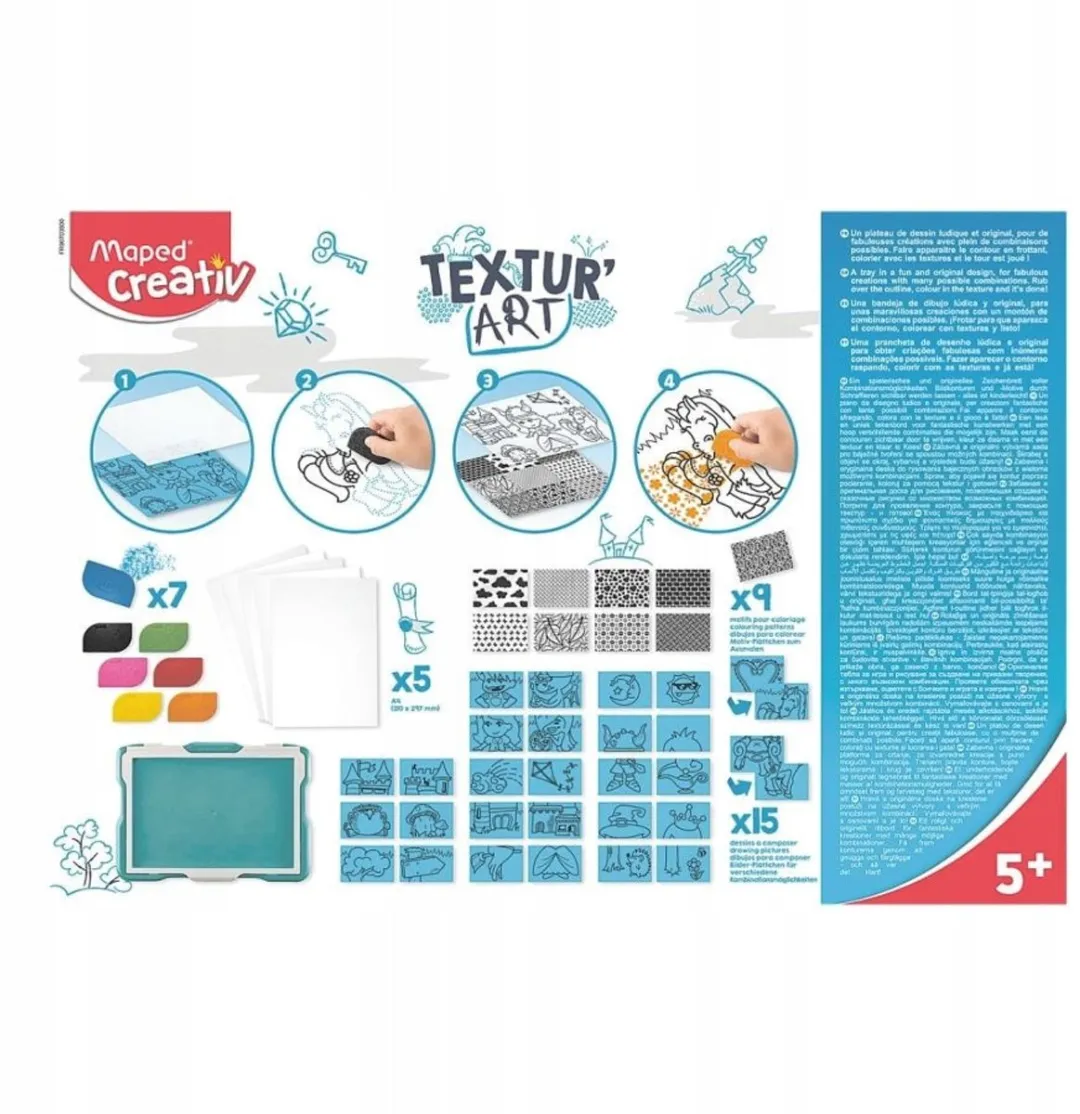 Maped Textur'Art Tekenbord - Multicolor