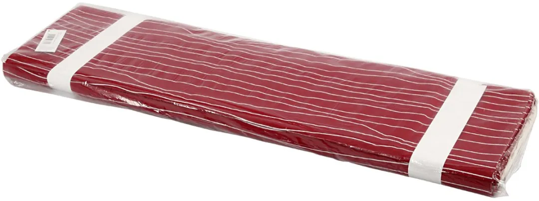 Creativ Company Katoenstof met Motieven 145cm - 10m - Rood/Wit