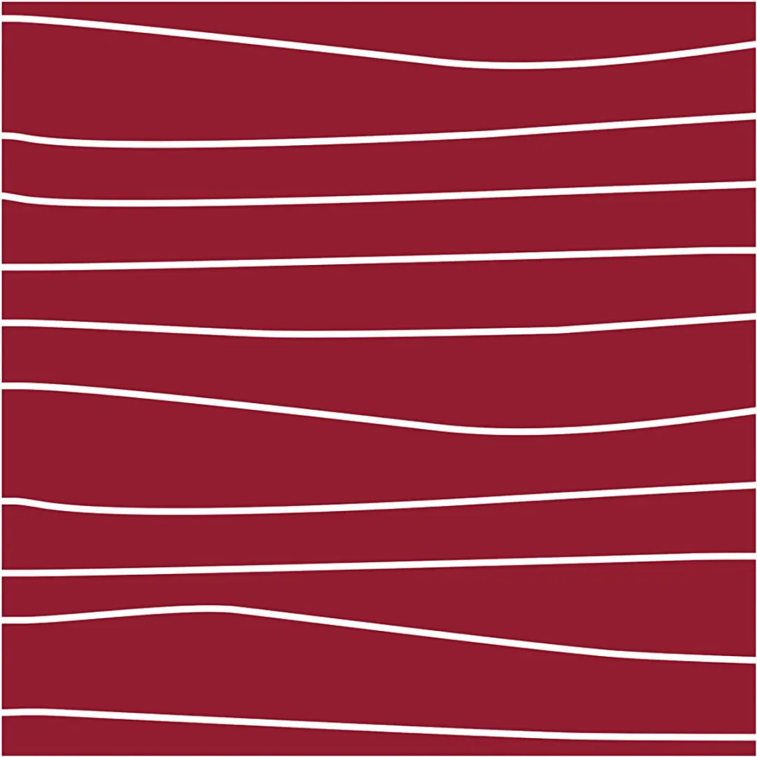 Creativ Company Katoenstof met Motieven 145cm - 10m - Rood/Wit