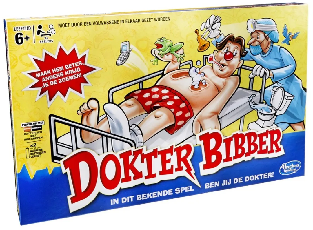Hasbro Gaming Dokter Bibber Bordspel - 12 Spelers - A40531040