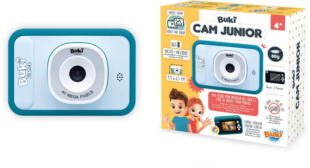 Buki France pv011 Kinderfototoestel - 40MP - Blauw - 16GB microSD