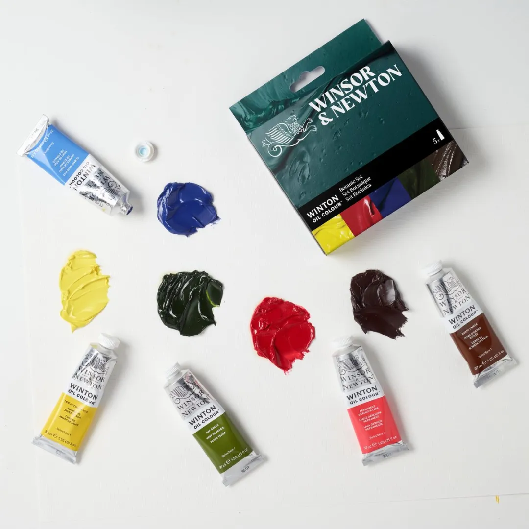 Winsor & Newton Winton Olieverfset 5x37ml - Bloemen & Landschappen