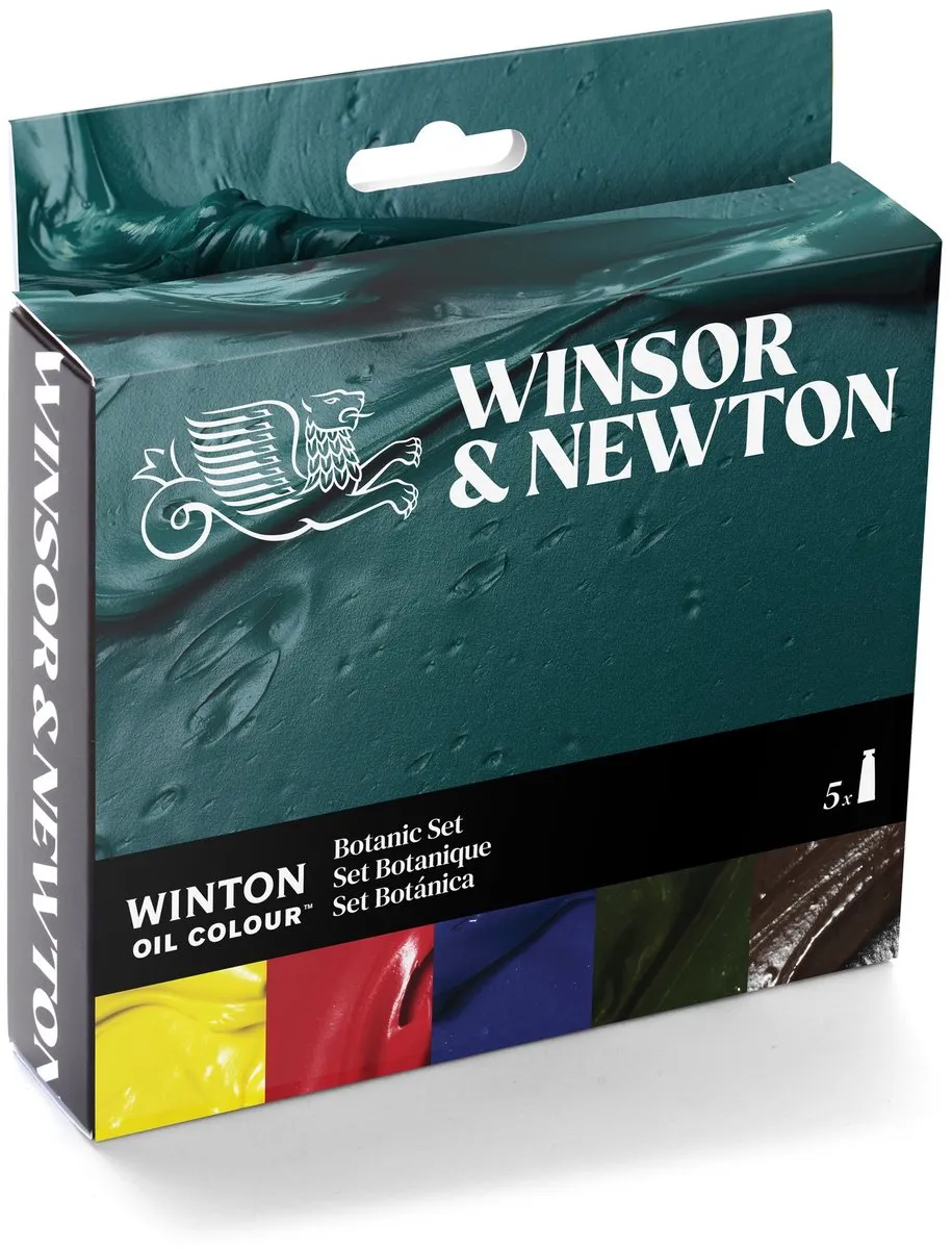 Winsor & Newton Winton Olieverfset 5x37ml - Bloemen & Landschappen