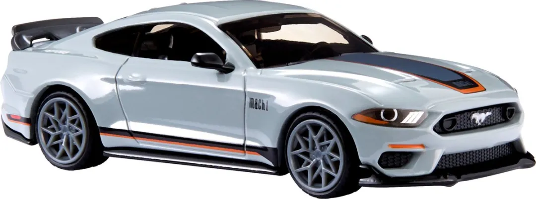 Hot Wheels Premium 1:43 Ford Mustang Mach 1 HMD45 - Zilver