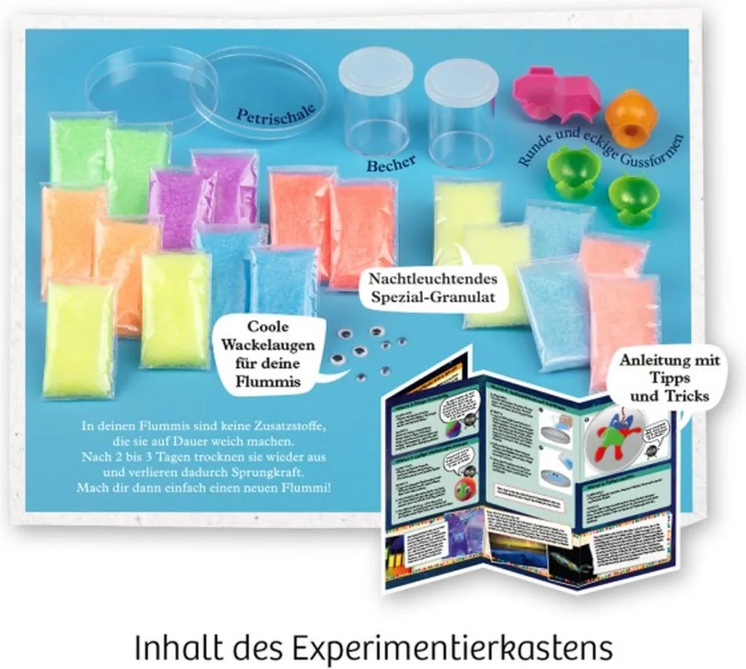 Kosmos Fun Science Nachtleuchtende Flummi - Multicolor
