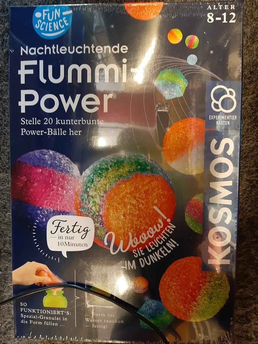 Kosmos Fun Science Nachtleuchtende Flummi - Multicolor