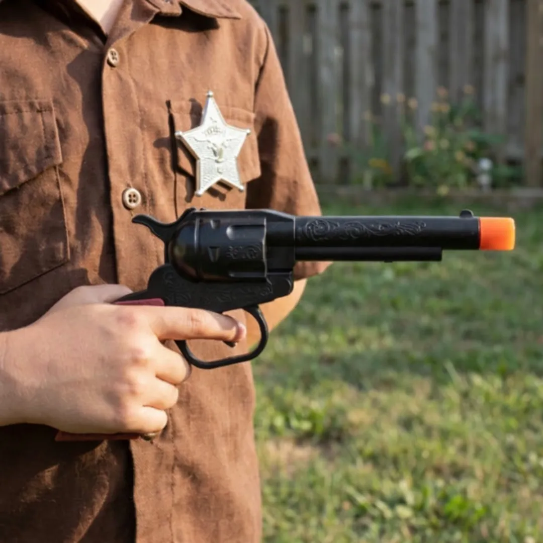 Eddy Toys Revolver & Sheriff Badge Set - 2 Stuks - Multicolor