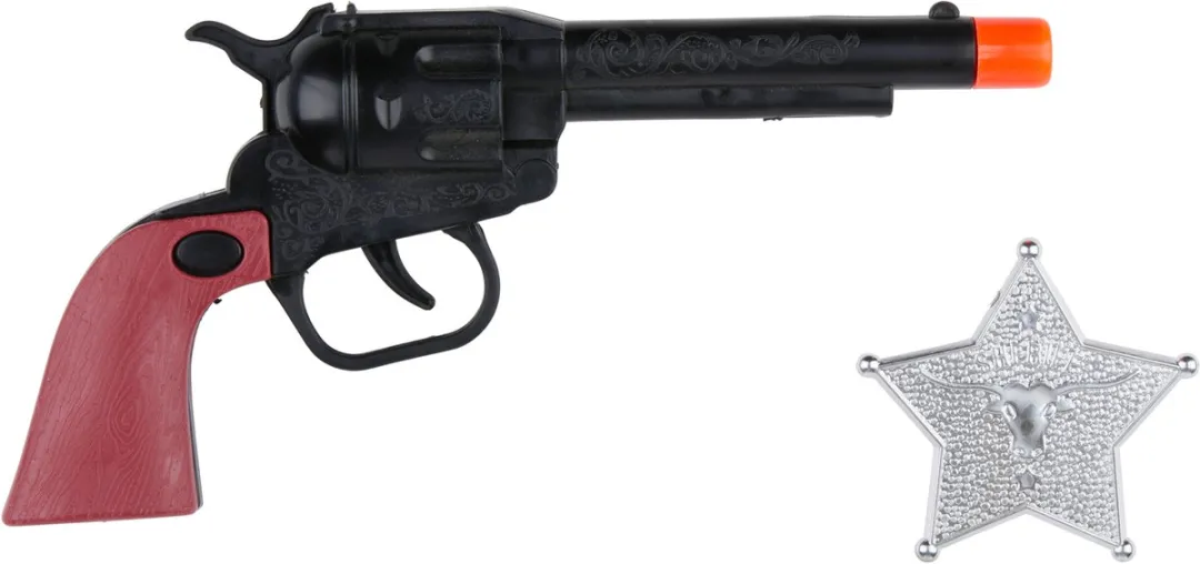 Eddy Toys Revolver & Sheriff Badge Set