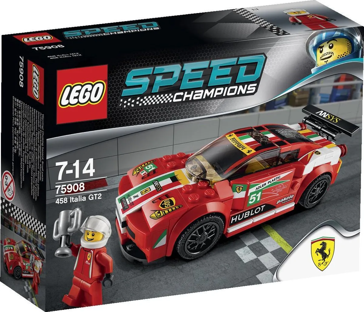 LEGO Speed Champions 458 Italia GT2 75908