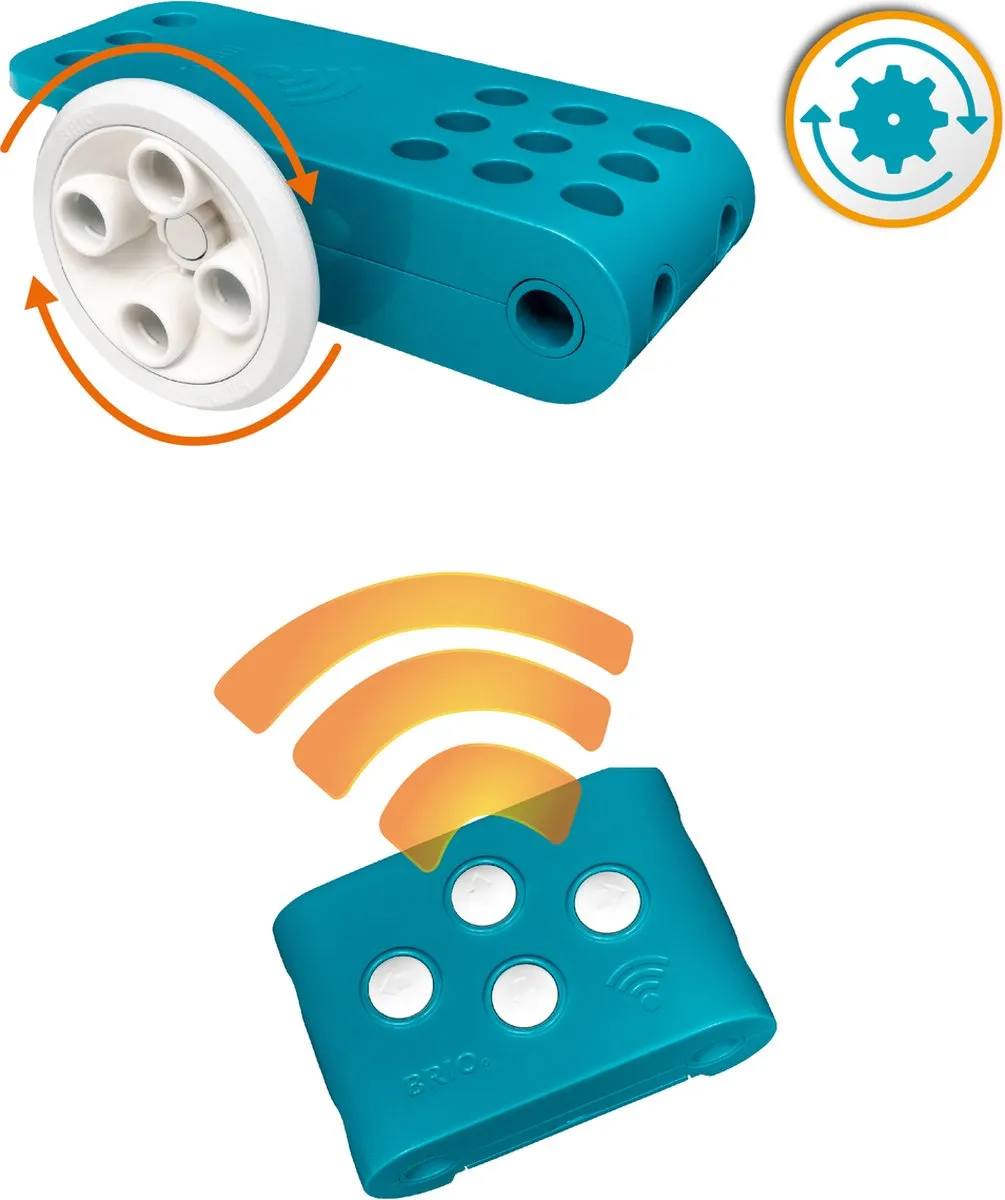 BRIO Builder Afstandsbesturingsset 63460500 - 30 Onderdelen - Meerkleurig - afbeelding 6 van 6