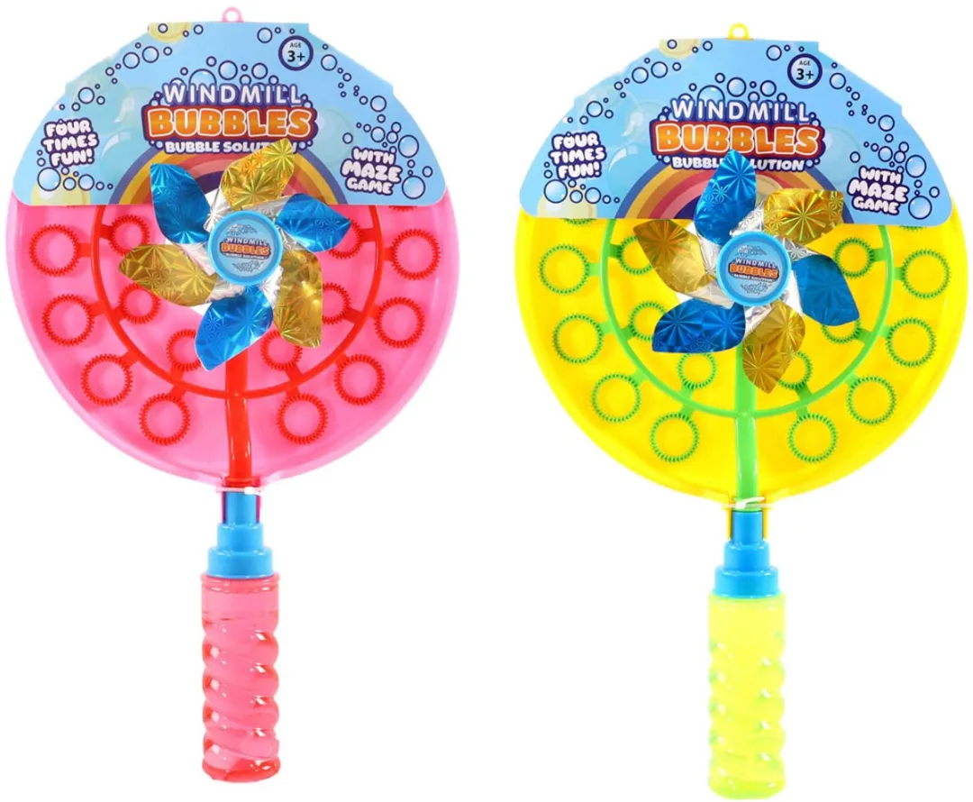 Jonotoys Bellenblaas Windmolen Speelgoed 38cm - Multicolor