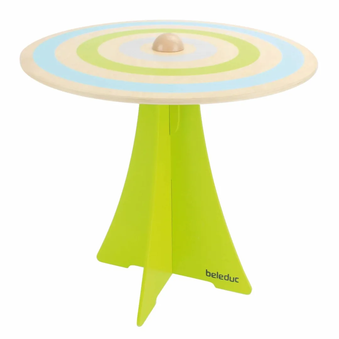 Beleduc Wobbling City Wiebelstad - Blauw/ Groen/ Houtkleur/ Rood