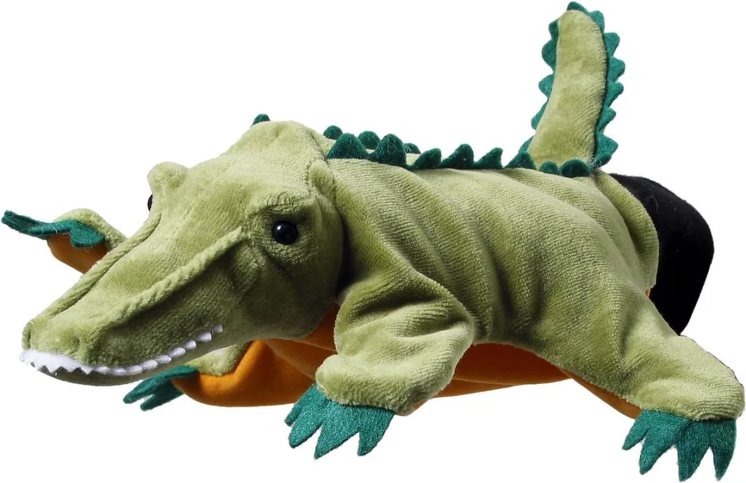 Beleduc Handpop Krokodil 105055 - Groen
