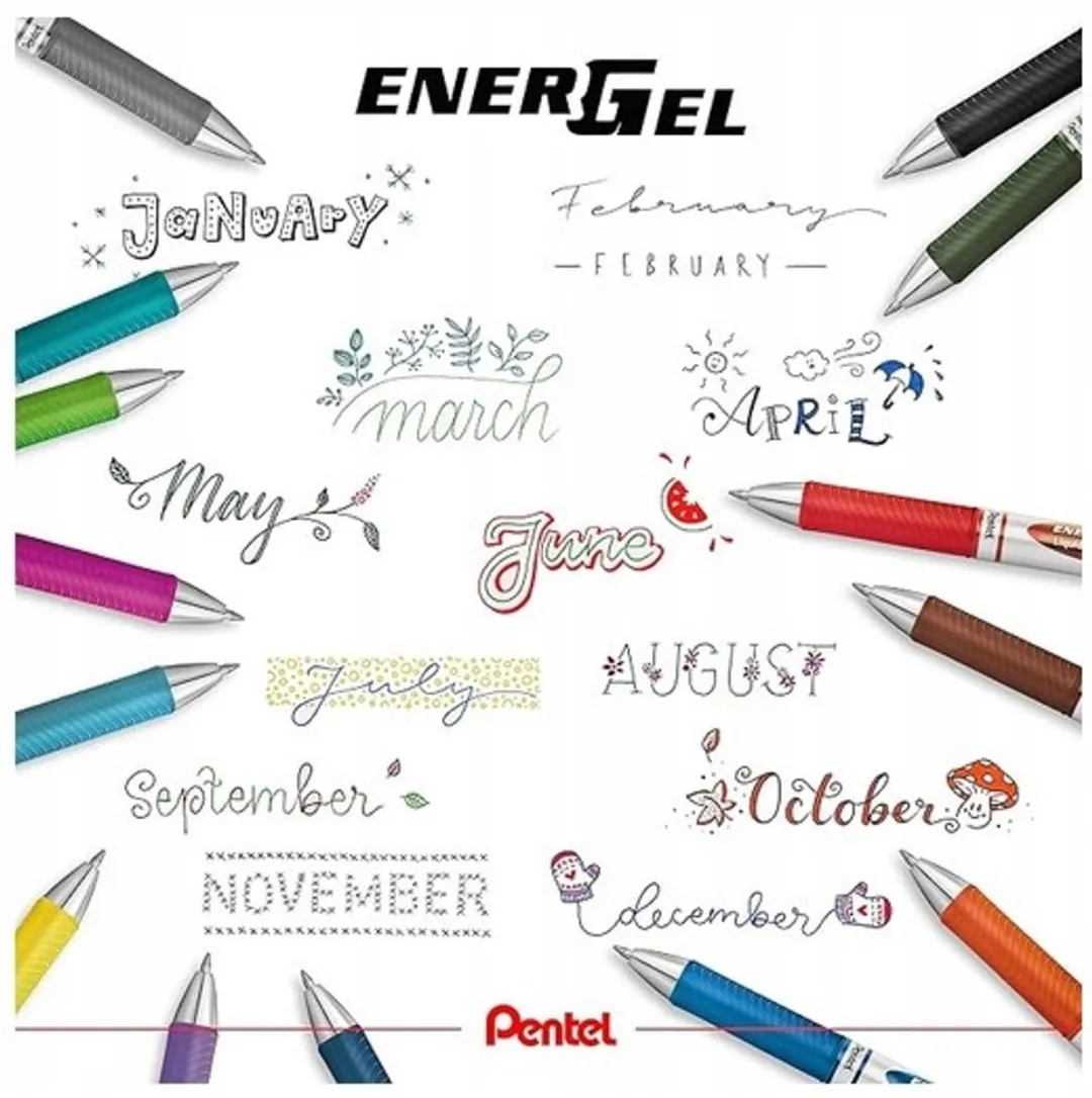 Pentel EnerGel BL77E Blauwe Gelpen - 12 Stuks
