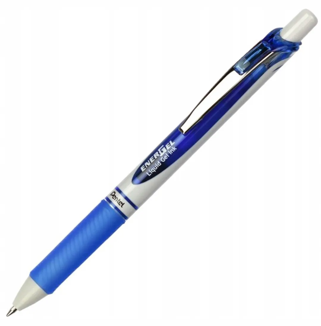 Pentel EnerGel BL77E Blauwe Gelpen - 12 Stuks