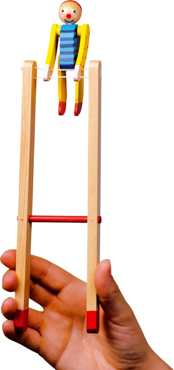 Goki Rekstok Clown Gymnast H23cm - Hout - 53949