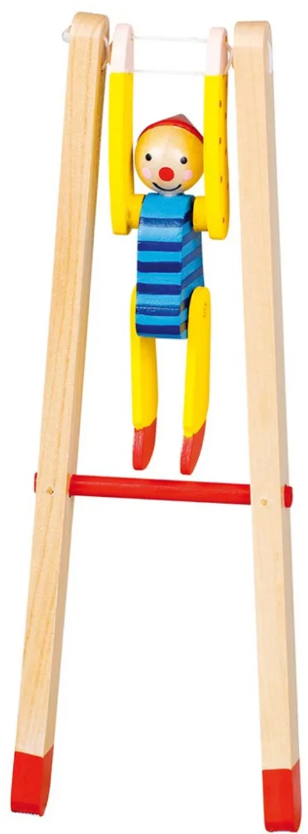 Goki Rekstok Clown Gymnast H23cm - Hout - 53949