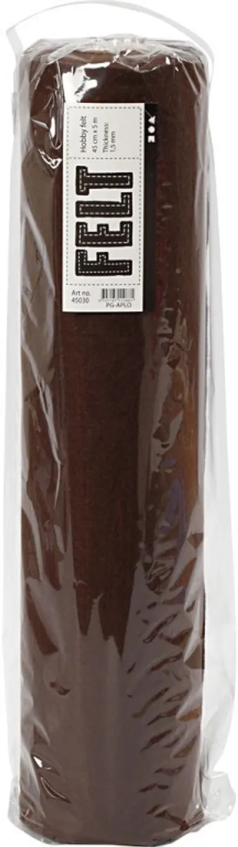 Creativ Company Hobbyvilt Rol 5m - Bruin