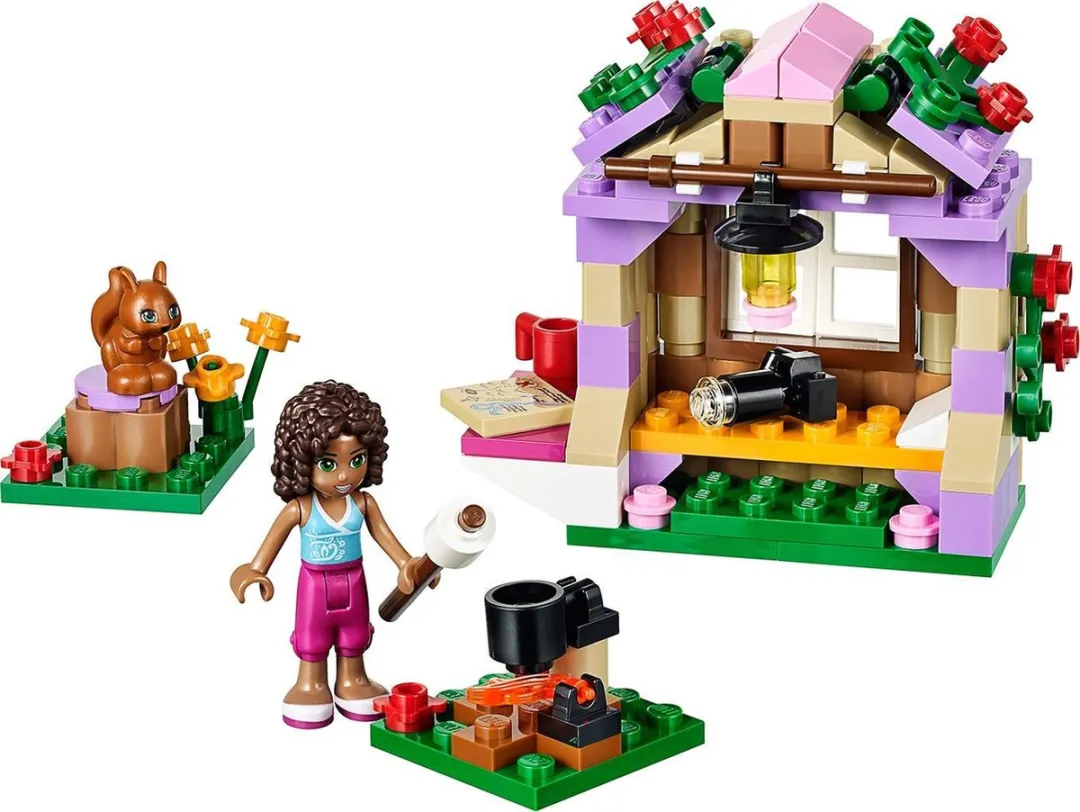 LEGO Andrea's Berghut - 119 Stukken - 1 Minifiguur - Paars