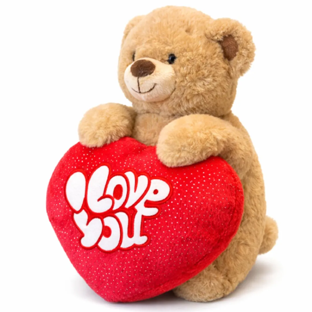 Topknuffels Teddybeer Staand 30cm - Bruin