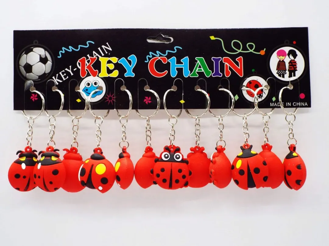 Jonotoys Lieveheersbeestje Sleutelhangers
