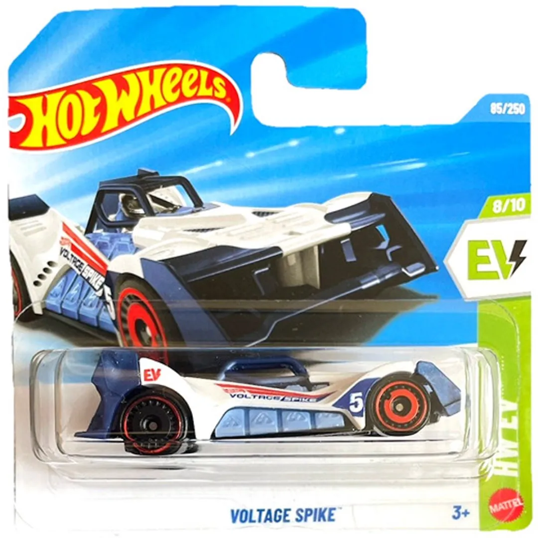Hot Wheels Voltage Spike Ice Blue 21A Short Card