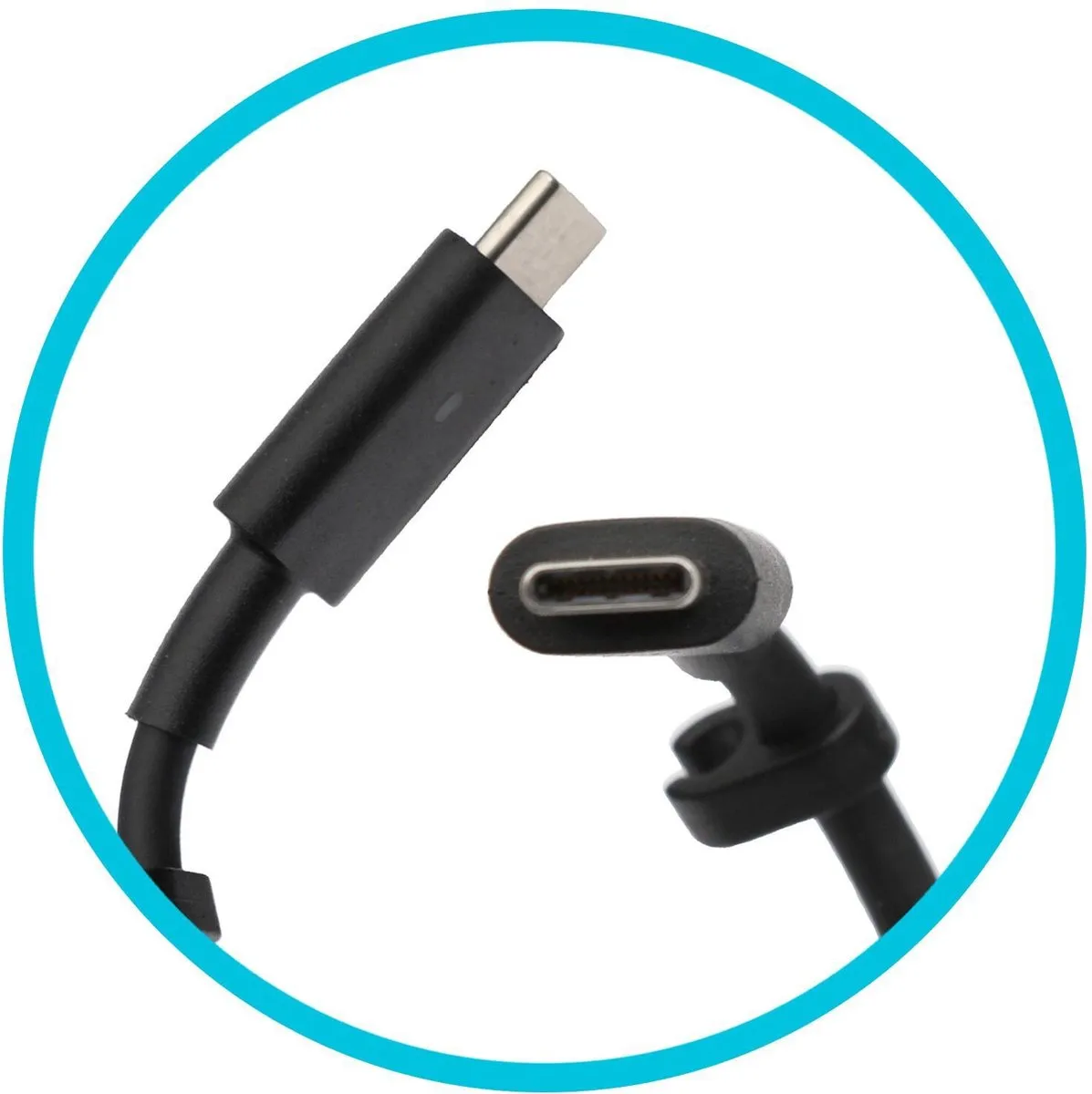 Dell 0TDK33 USB-C Oplader 90W - Zwart