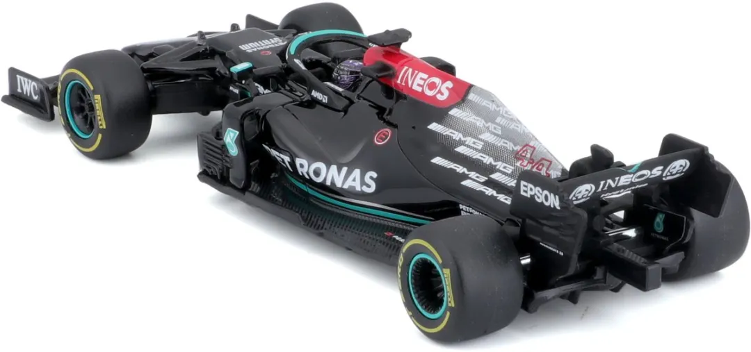 F1 Mercedes-AMG F1 W12 E Performance #44 Modelauto 1:43 - Zwart/ Groen